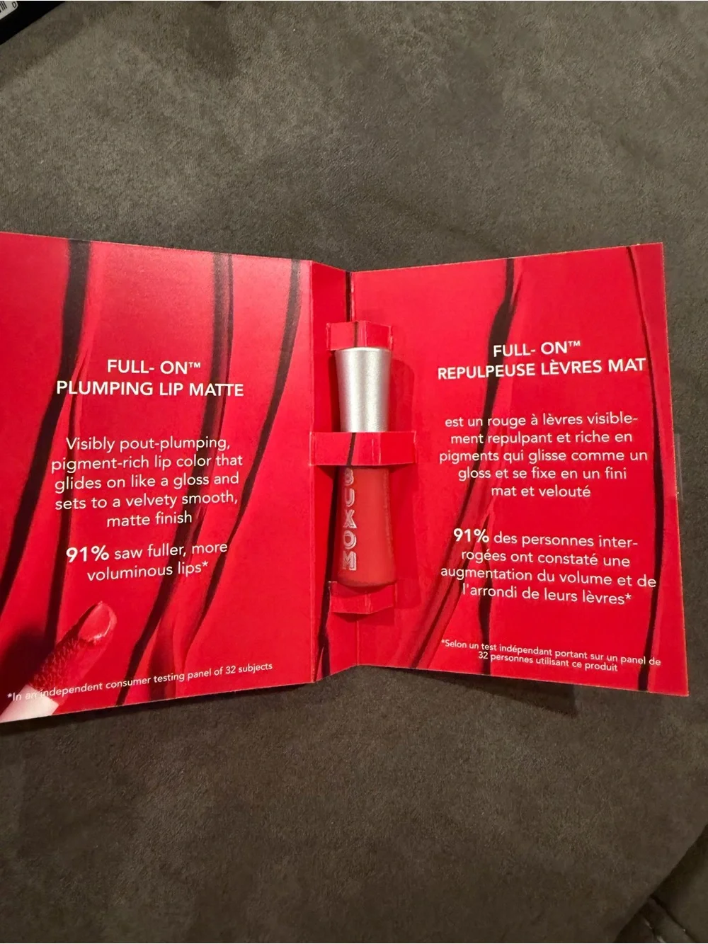 Buxom Full-On Plumping Lip Matte mini — shade drop some $